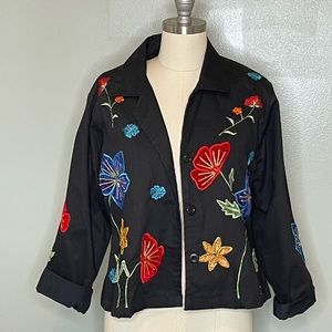 New Directions, embroidered jacket.